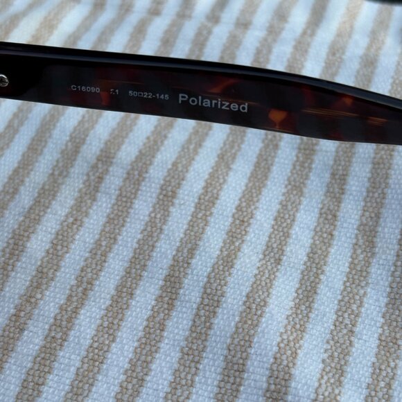 Cole Haan C16090 21 Polarized Retro Sunglasses Tortoise Brown Polarized - Picture 4 of 9